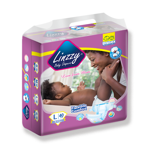Linzzy Baby Diapers – Unisex (for boys & Girls) – love from mom